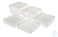 Cryo box with 10x10 divider for 5.0mL cryo tubes