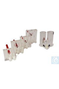 Gradient Mixer, total volume 50ml Description 
Ideal for Caesium, Sucrose and Gel gradients these...