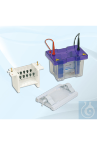 Complete Mini 2-D System Including 
Vertical Unit, capillary insert & accessories. CLAMPS...