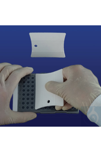 PlateSeal Applicator, for sealing raised-rim plates