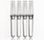 4 Well PCR Tube Strips, Rotor-Gene® Style, Plus Strips of Caps 0.1 ml wells, clear polypropylene,...