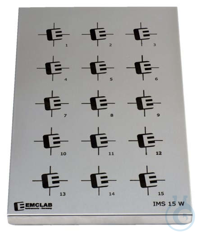 Induktiver Magnetrührer IMS 15 W-HT, 15-Positionen-Rührer, angemessen für 15x250ml Messbecher....