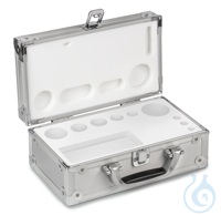 Aluminium weight case 313-020-600, for nominal values 1 mg - 50 g, for classes E1 - M1, for...