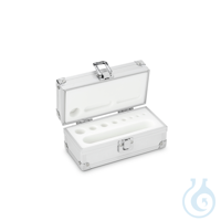 Aluminium weight case 314-020-600, for nominal values 1 g - 50 g, for classes...