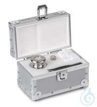 Aluminium-Gewichtsetui, bis 1 kg, Aluminium für E1 - M3, Knopf/Kompakt Diese „KERN Safety Sets“...