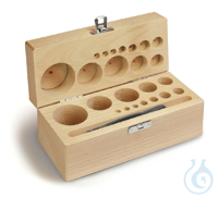 Holz-Gewichtsetui KERN 335-050-200 Holz-Etui für Gewichtssätze...