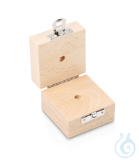Wood weight case 337-010-200, for nominal values 1 g, for classes F2 + M1,...