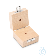 Wood weight case 337-020-200, for nominal values 2 g, for classes F2 + M1,...