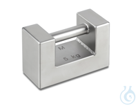 Prüfgewicht KERN 346-06 Einzelgewicht, OIML-Klasse M1, 5 kg, Block, Edelstahl
