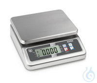 Edelstahl-Tischwaage KERN FOB 10K-3LM Kompakte Edelstahl-Tischwaage mit speziellem...