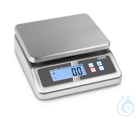 Bankweegschaal, max 3000 g; d=0,2 g Behuizing en weegplaat van roestvrij...