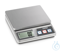 Stainless Steel Bench Scale KERN FOB 500-1S Compact stainless steel balance...