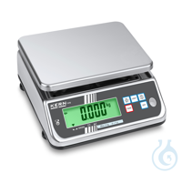IP Protected Bench Scale KERN FXN 6K-3N Bench scale, protected by stainless...