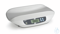 IoT-Line Babywaage KERN MBA 10K-3M Kompakte Babywaage mit spezieller Safe-Guard-Liegefläche mit...
