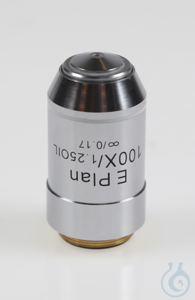 Infinity E-plan objective lens 100 x /1,25 W,D, (0,19 mm) (oil) (sprung)...