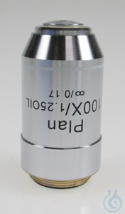 Infinity planachromatic objective lens100 x /1,25 W.D., (0,19 mm) (oil)...