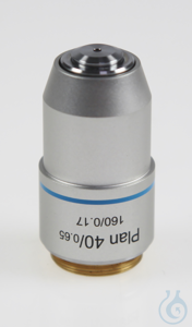 Microscope Objective KERN OBB-A1256 Plan objective lens 40 x / 0,65 (oil)...