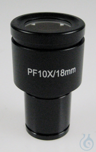 Eyepiece WF 10 x / Ø 18mm, with reticule 0,1 mm, anti-fungus Okular (Ø XX...