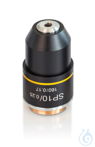 Microscope Objective KERN OBB-A1563 Achromatic objective, E-Plan 10 x /0,25...