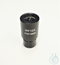 Eyepiece WF (Widefield) 10 x / Ø 18mm, with reticule 0,1 mm Optical...