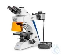 Fluorescence microscope OBN 142, Trinocular, 4 x / 10 x / 20 x / 40 x / 100 x, 3 The fluorescence...