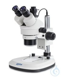 Stereo-zoommicroscoop trinoculair, (met ringverlichting) De KERN OZL 466-serie behoort tot de...