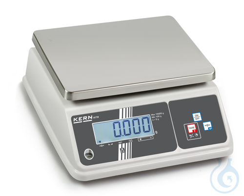 IP-geschuetzte Tischwaage KERN WTB 1K-4NM