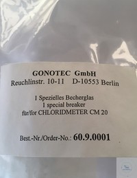 Gonotec spezielles Becherglas für Chloridmeter CM20 Gonotec  Gonotec spezielles Becherglas für...