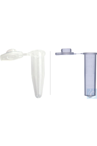 Abdos Reaktionsgefässe mit sicherem Verschluss 0.5 ml , Low Retention, VE= 1000