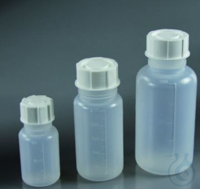 Graduierte Weithalsflaschen, 100 ml, in PP   VE: 100