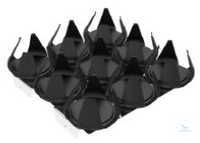 Grundplatte für Kunststoffklemmen (Kapazität - 9 Klemmen x 250 ml / 9 Klemmen x 500 ml). Kein...