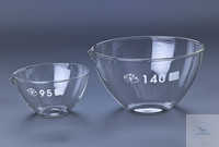 Abdampfschale aus Borosilikatglas, 95mm x 170ml Abdampfschale aus...