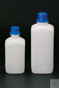 PE-Enghalsflasche mit Originalitätsverschluß, 250ml PE-Enghalsflasche mit...