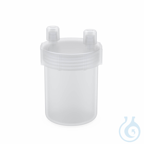BOLA Dosen, 120 ml 2 x aØ 6,35 mm PFA, mit Schlauchanschluss