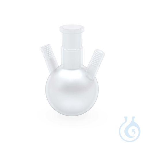 BOLA Rundkolben mit GL-Haelsen, 250 ml, 2 x GL1...