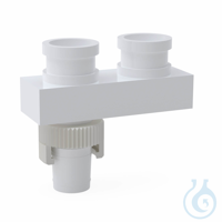 BOLA Schliff-Verteiler, 1x NS 29/32 2x NS 29/32 PTFE, in SAFE LAB-Ausführung