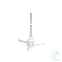 BOLA Maxi-Propeller-Rührwellen, L 450mm, Ø 10mm, aØ 140mm PTFE-überzogene Edelst BOLA...