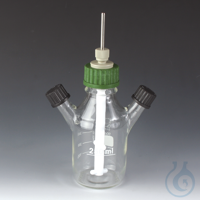 BOLA Kultur-Flaschen, 50 ml, GL 45, 2x GL 14 GLAS/PTFE/EDELSTAHL BOLA Kultur-Flaschen » Flasche...