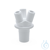 BOLA Reaktor-Schliff-Mehrfachverteiler, NS 14/23, 3x GL14, max. Ø 8 mm aus PTFE, BOLA...