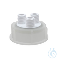 BOLA Distributors for Canisters, S 65, 3x GL 18 made of PTFE, screw cap made...