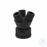 BOLA Flaschen-Mehrfachverteiler EX, GL 45, 3x GL 25, max. Ø 14,0 mm aus PTFE-EX, BOLA...