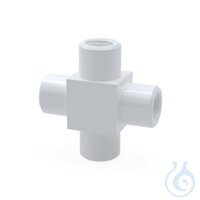 BOLA Mini-Kupplungen, UNF 1/4"" 28G, Ø 0,8 x 1,6 mm PTFE, Ausführung Kreuz
