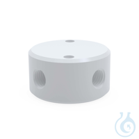 BOLA Mini-Verteiler, UNF 1/4"" 28G, Ø 0,8 x 1,6 mm PTFE, Blockbauweise, 3 Anschl