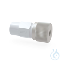 BOLA Übergangfittings, Ø 1,6x3,2(UNF1/4""-28G)-4 u.6mm aus PTFE, Überwurfmutter 