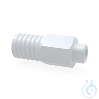 BOLA GL-Übergangs-Fittings, Ø 1,6 x 3,2 mm Außengewinde GL 14 auf Innengewinde U