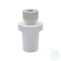 NS adapter met schroefkoppeling PTFE/PTFE-GF, kern NS 29/32 - slang Ø 6 mm