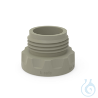 b.safe Adapter für Caps GL45, GL45 (m) - G1 1/2"" (f) PP, 1x GL 45 Außengewinde,