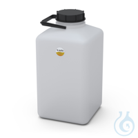 b.safe Kanister S90, 10 l aus PE-HD, mit Gewinde S90 (DIN90), Abmessungen: L 195