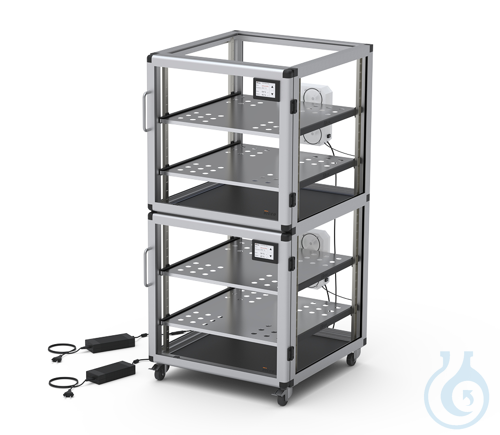 SICCO Control-Maxi 2-Exsikkator, B 560 mm x H 1150 mm x T 580 mm