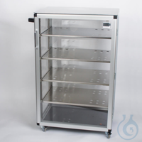 SICCO Dolly Desiccator, B 600 mm x H 900 mm x T 430 mm ACRYLIC/ALUMINIUM,...